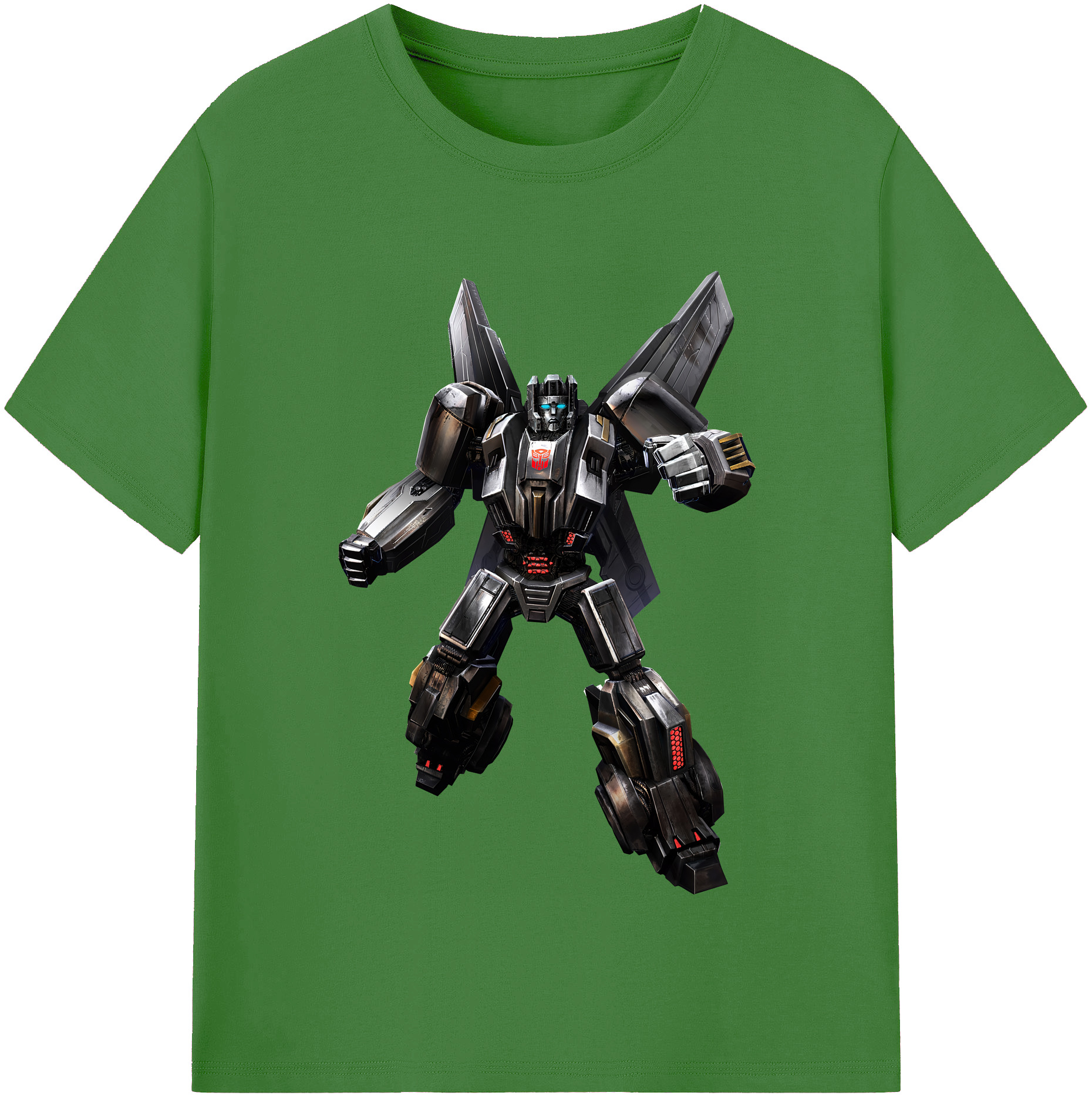 （画像用） Transformers トランスフォーマー レディースカジュアルプリントTシャツ（綿100％）